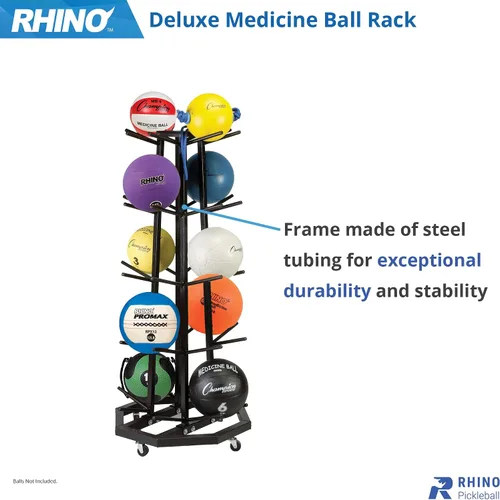 Vista 5 de Champion Sports Medicine Ball Storage – Durable Racks & Trees for Organized Gym, Fitness & Sports Storage