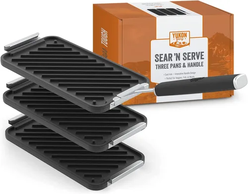 Vista 9 de Yukon Glory™ SEAR 'N SERVE - Juego para asar y servir (BBQ 'N SERVE - Juego de parrilla y asador)