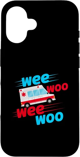 Vista 31 de Funda EMT para iPhone 13 Pro Max Wee Woo Wee Woo Ambulancia Técnico Paramédico
