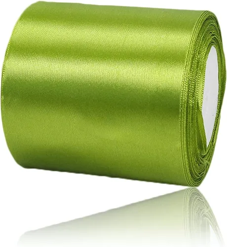 Vista 174 de Cinta de Satén Beige de Color Sólido, 1-1/2 Pulgadas x 25 Yardas, Cinta de Satén de Tela para Envolver Regalos, Manualidades, Hacer Lazos