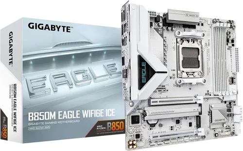 Vista 9 de GIGABYTE B650 Eagle AX AM5 LGA 1718 ATX placa base, DDR5, ranuras triple M.2 (1 PCIe 5.0, 2X PCIe 4.0), USB 3.2 Gen2x2 Tipo-C, WiFi 6E, Realtek GbE