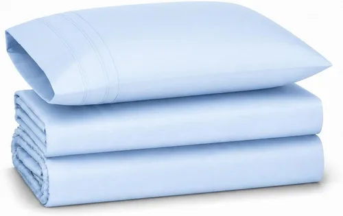 Vista 16 de Tribeca Living Juego de sábanas satinadas tamaño individual XL, 100 % rayón de bambú con 300 hilos, sábana bajera refrescante con bolsillo profundo