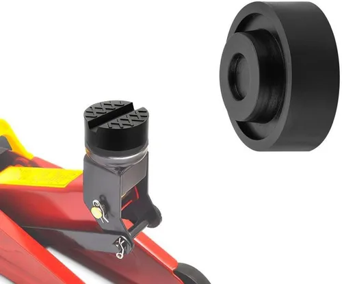 Vista 7 de Jack Pads - Adaptador de goma universal para el suelo de la carretilla de goma para el lado de soldadura por pellizcos (paquete de 2)