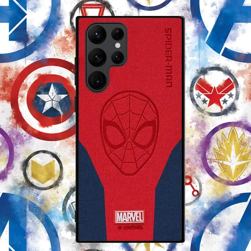 Vista 8 de IRON SPIDER Funda para Galaxy S24 Ultra 5G, con personaje de superhéroe, compatible con Samsung S24 Ultra, color rojo y azul