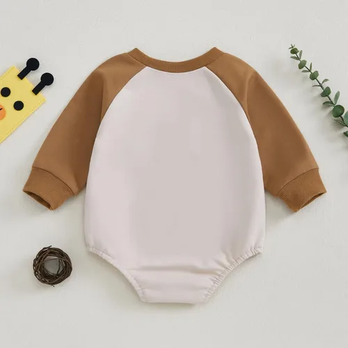Vista 13 de Adobabirl Traje de Halloween para bebé, sudadera de fantasma, calabaza, mameluco, suéter de gran tamaño, lindo para otoño e invierno