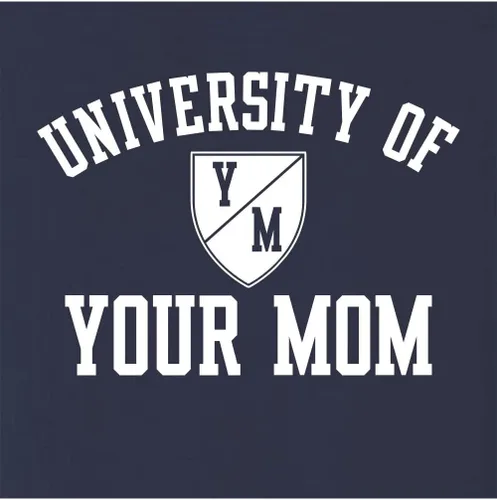 Vista 37 de Go All Out University of Your Mom - Sudadera con cuello redondo para hombre