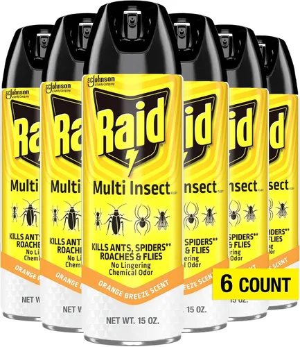 Vista 12 de Raid Asesino de insectos múltiples, brisa de naranja, 15 onzas (paquete de 2)