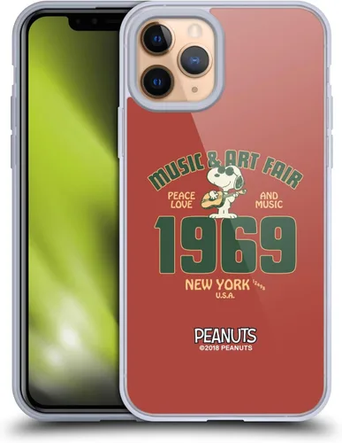 Vista 127 de Head Case Designs Funda de gel suave con licencia oficial de Peanuts Freak Flag Fly Woodstock 50th compatible con Apple iPhone 7 Plus/iPhone 8 Plus