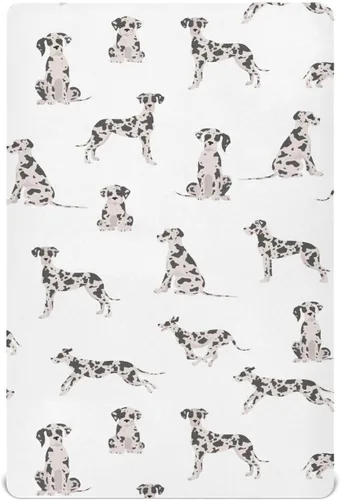 Vista 18 de English Bulldog - Sábanas transpirables para colchón de cuna, suaves y transpirables de 39 x 27 x 5 pulgadas Color: 12