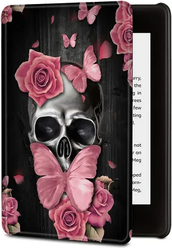 Vista 15 de BVDIKMI Funda para Kindle de 6 pulgadas (versión 11ª generación 2022), funda delgada de piel sintética con encendido y apagado automático