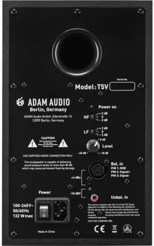 Vista 5 de ADAM Audio Monitor de campo cercano activo de la serie T (par) (Serie T T5V)