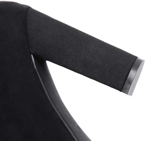 Vista 4 de STUPMARY Womens Boots Chunky Heels Pointed Toe Ankle Bootie High Heeled Winter Boots