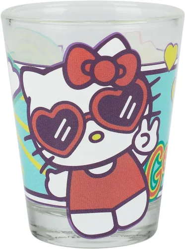 Vista 4 de Bioworld Hello Kitty and Friends - Mini vasos de 1.5 onzas (juego de 4)