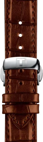 Vista 5 de Tissot Le Locle Powermatic 80 Open Heart, Marrón, Correa
