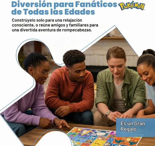 Vista 6 de Buffalo Games - Pokémon - Marcos - Rompecabezas de 1000 piezas para adultos, rompecabezas desafiante, perfecto para noches de juego