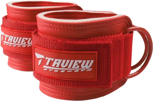 Vista 9 de TAVIEW Ankle Straps Cable Machine Attachment for Gym - Cable Kickback Ankle Straps - Padded Ankle Cuffs for Glute Kickbacks and Leg Workouts