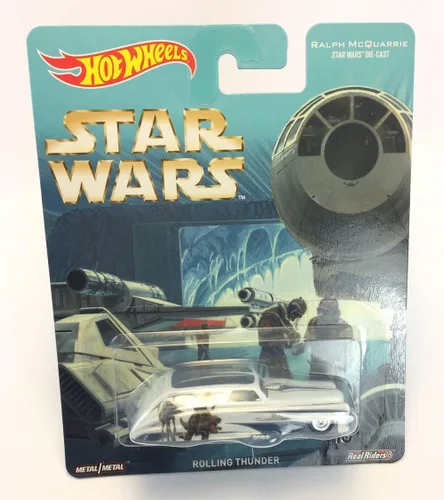 Vista 4 de Hot Wheels 1:64 Escala Ralph McQuarrie Star Wars Diecast Mdoel Car Set de 6 coches - DLB45-956F