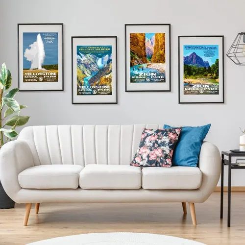 Vista 6 de Póster del Parque Nacional del Valle Cuyahoga – Obra de Arte Original – 13 x 19 pulgadas por Rob Decker – Estilo WPA