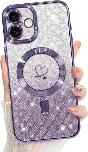 Vista 99 de Bonoma Compatible with iPhone 17 Pro Max Case 2025 Heart Checkered -Gold A cuadros-oro