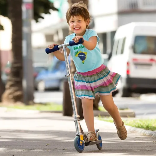 Vista 3 de Camiseta para niños pequeños Brasil Brasil Algodón Brasil Niño & Niña Ropa Bebé Divertido Tee Solo un diseño blanco