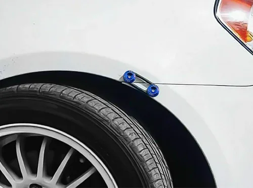 Vista 5 de x xotic tech JDM - Cierres de liberación rápida compatibles con parachoques de automóvil, tapas de escotilla de guardabarros (azul)
