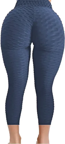 Vista 114 de SEASUM - Pantalones de yoga de cintura alta para mujer, con control de abdomen y realce de glúteos, leggings favorecedores para entrenar y correr