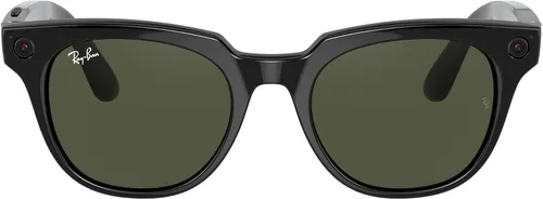 Vista 3 de Ray-Ban Historias Gafas inteligentes Meteor Square con foto, video y audio Negro brillante