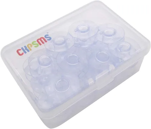 Vista 3 de CKPSMS Brand -#172222P Bobinas de plástico para cantante 66 99 Clase Bernina 719 Blanco 8600 8800 (20 PCS)