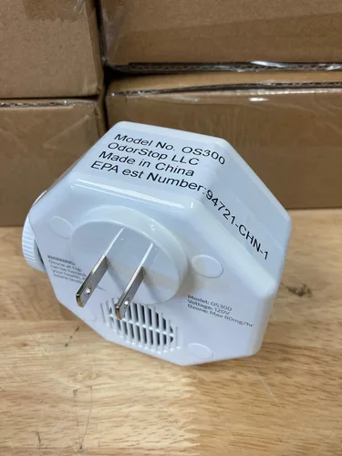 Vista 8 de OdorStop OS300-12 Mini generador de ozono purificador de aire ionizador para desodorizar y purificar áreas pequeñas, paquete de 12