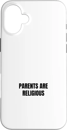 Vista 22 de iPhone 16 Parents are religious Case