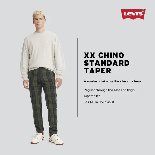 Vista 5 de Levi's Pantalones chinos cónicos estándar Xx para hombre (también disponibles en tallas grandes y altas)