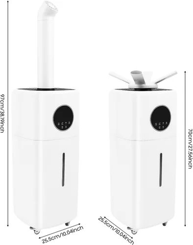 Vista 2 de Humidificadores grandes de 5.5 galones/21L, humidificador silencioso para toda la casa para 3000 pies cuadrados, humidificador de llenado superior