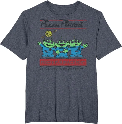 Vista 19 de Disney Pixar Toy Story Pizza Planet Aliens Camiseta
