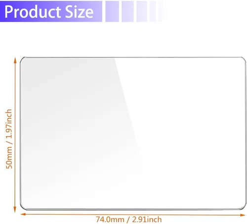 Vista 4 de Protector de pantalla de vidrio templado para Panasonic Lumix DC-G9 G8 G7 G7 Mark II/DMC-GX7 Mark II GX7 III / GX9 GX8 LX10 LX9 FZ300 FZH1 / Ricoh