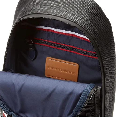 Vista 5 de Tommy Hilfiger Mochila Leo Sling para hombre negro Th Black talla única