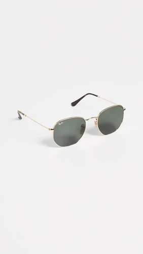 Vista 4 de Ray-Ban Gafas de sol hexagonales RB3548N para mujer, Oro