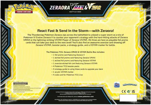 Vista 3 de Pokemon TCG: Caja de Batalla Zeraora VMAX VSTAR