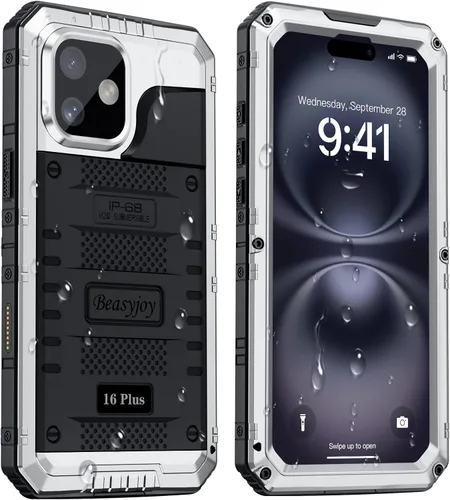 Vista 38 de Beasyjoy Funda para iPhone 12 - Impermeable, Grado Militar Resistente a Golpes con Protector de Pantalla Integrado, Protección Completa del Cuerpo