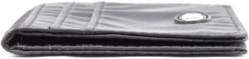 Vista 5 de Big Skinny Cartera New Yorker con bloqueo RFID, bolsillo frontal, microfibra de nailon, color negro