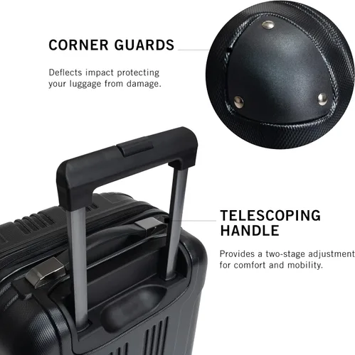Vista 5 de Kenneth Cole Reaction Out Of Bounds - Equipaje de transporte vertical Negro medianoche 5709485