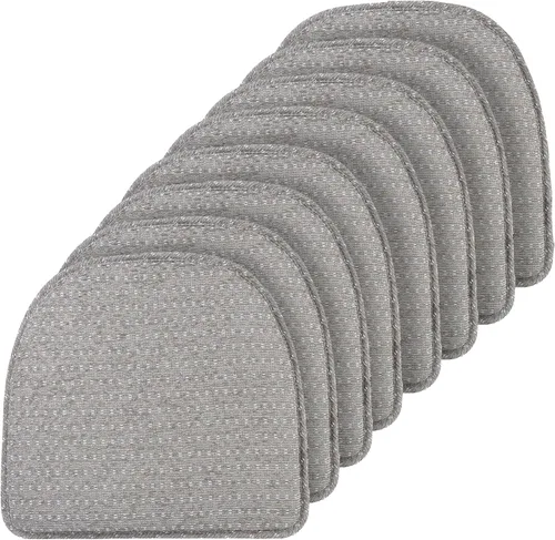 Vista 6 de Klear Vu Raindrop The Gripper - Cojines antideslizantes para silla, suaves y cómodos, almohadillas para asiento, almohadón para cocina, comedor u