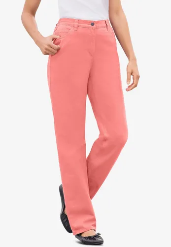 Vista 6 de Woman Within Jeans elásticos de algodón perfecto para mujer, talla grande