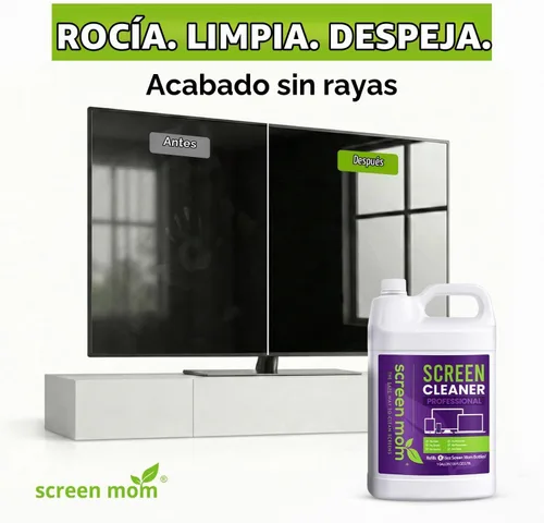 Vista 4 de Screen Mom Estación de recarga de limpiador de pantalla con grifo dispensador, 1 galón
