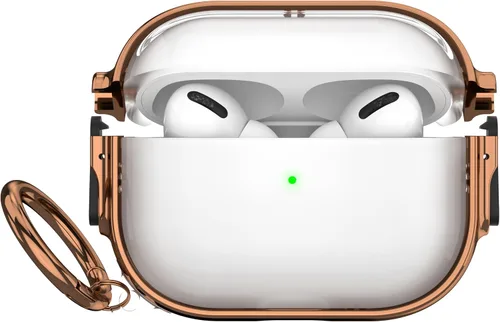 Vista 71 de Maxjoy Funda para AirPods 3 con cerradura, funda protectora rígida de 3ª generación para AirPod de 3ª generación para mujeres y hombres con llavero