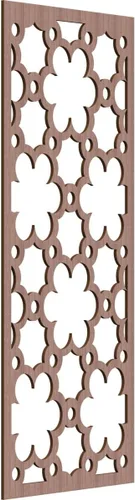 Vista 53 de 9 3/8"W x 24 3/8"H x 1/4"T Southgate Decorativos Paneles De Pared De Madera Calado, Abedul
