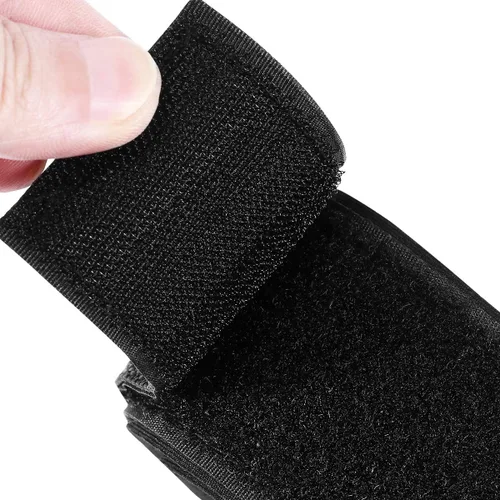 Vista 3 de CLISPEED 2 correas acolchadas para muslos de fitness, con anillo en D, puños para piernas para gimnasio, máquinas de cable, correas de muslo