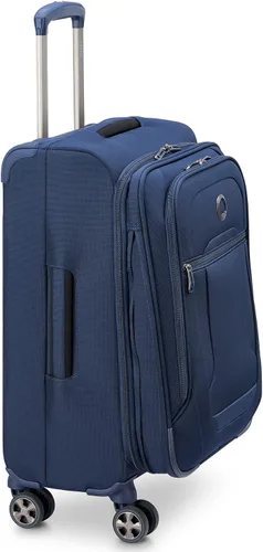 Vista 46 de DELSEY PARIS Helium DLX Softside - Maleta expandible con ruedas giratorias, azul marino, a cuadros, mediano de 25 pulgadas
