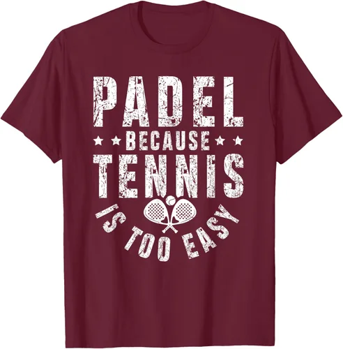 Vista 12 de Padel, Because Tennis is Too Easy - Camiseta de Padel Player