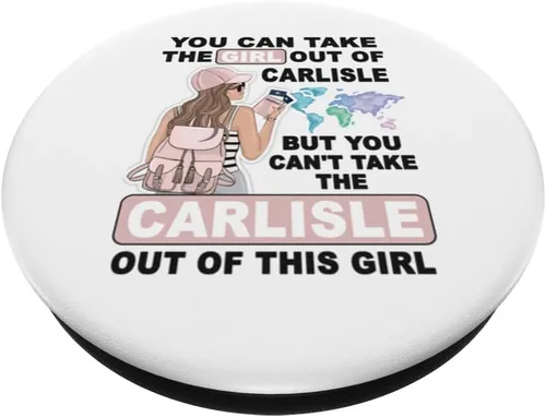 Vista 2 de Proud Carlisle Girl - Cool Girl from Carlisle City PopSockets Swappable PopGrip