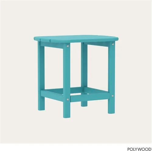 Vista 5 de POLYWOOD SBT18AR South Beach - Mesa auxiliar para exteriores de 18 pulgadas, Aruba